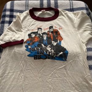 Rare Vintage New Kids On Block Ringer T-shirt!! EUC!!